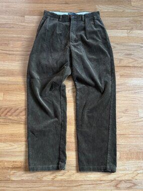 Polo Ralph Lauren heavy Brown Corduroy Andrew Pants 32/30